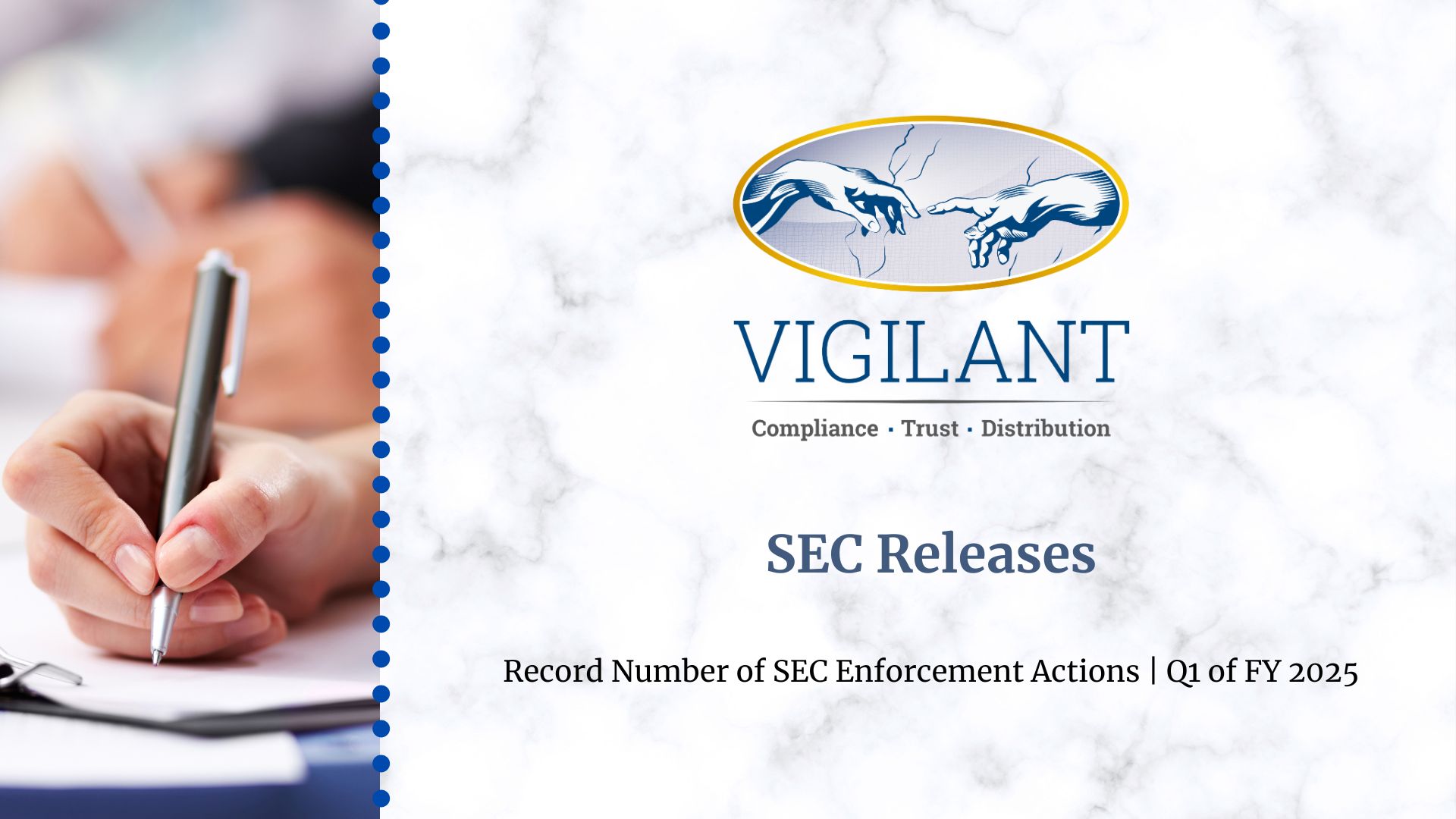 Record Number of SEC Enforcement Actions | Q1 of FY 2025