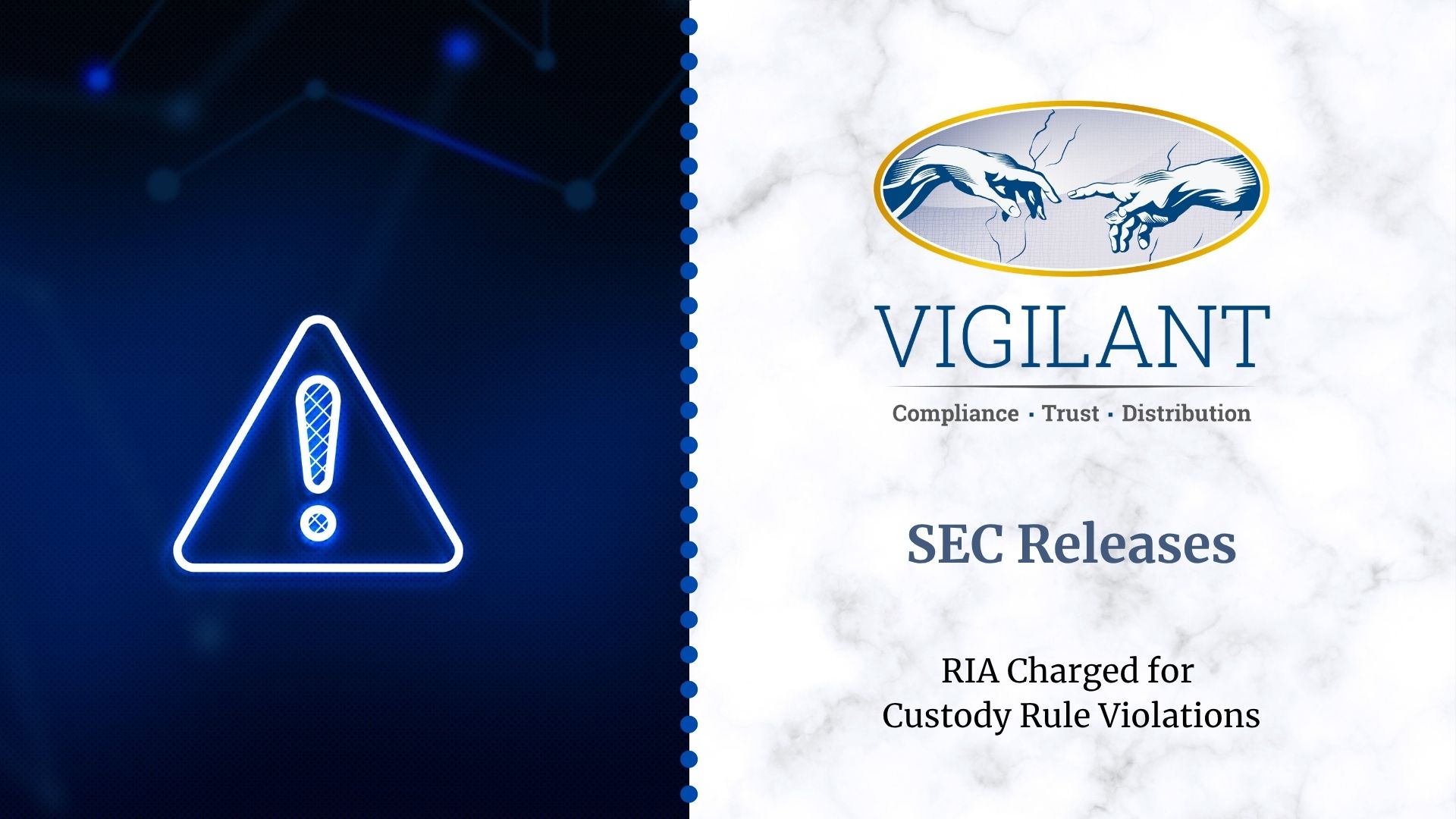 RIA Charged for Custody Rule Violations