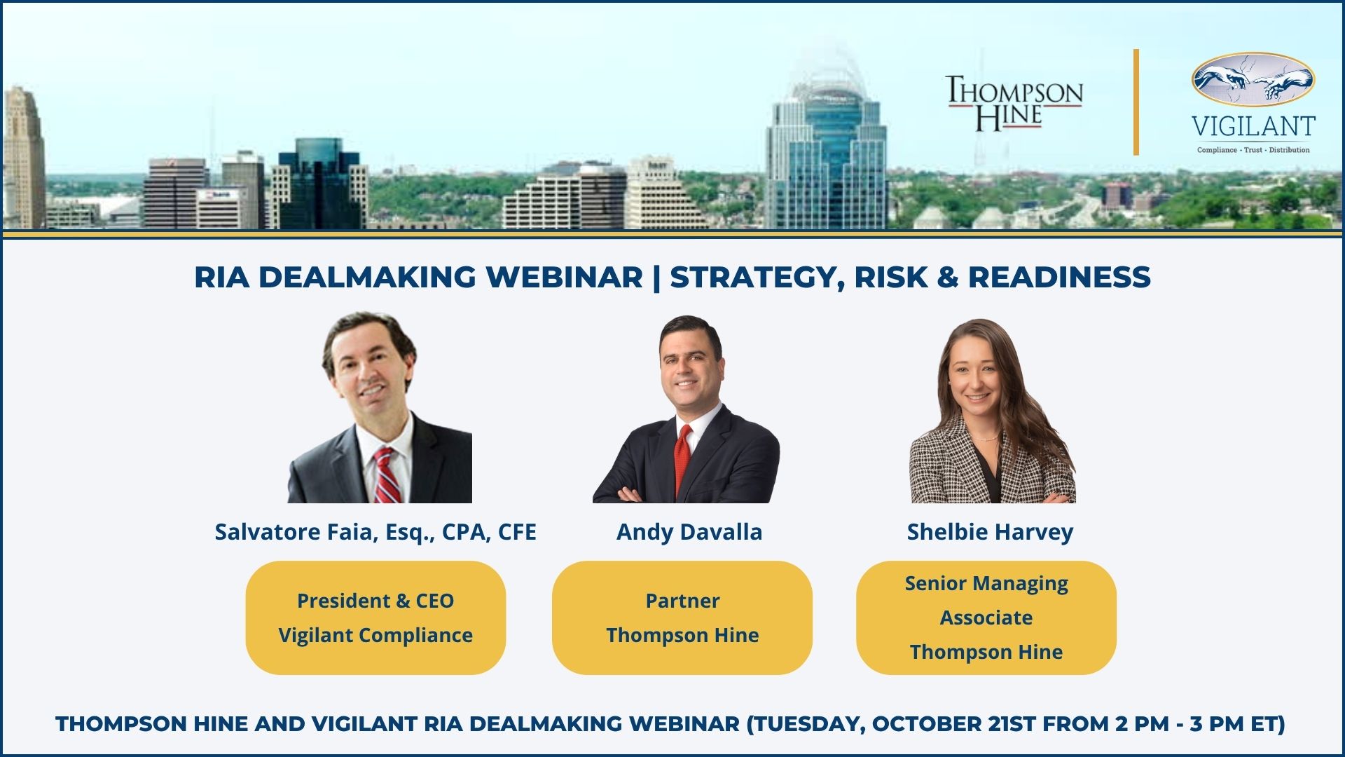 RIA Dealmaking Webinar | Strategy, Risk & Readiness