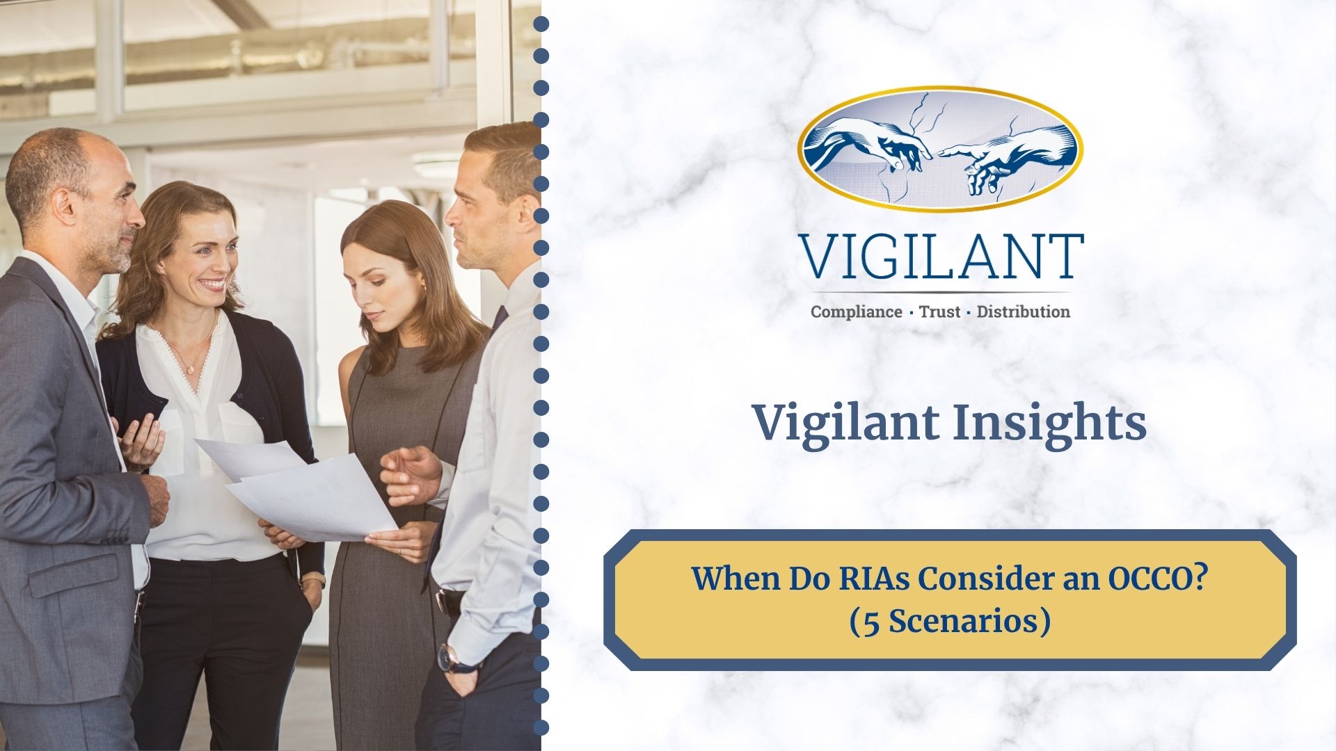 When Do RIAs Consider an OCCO? - 5 Scenarios