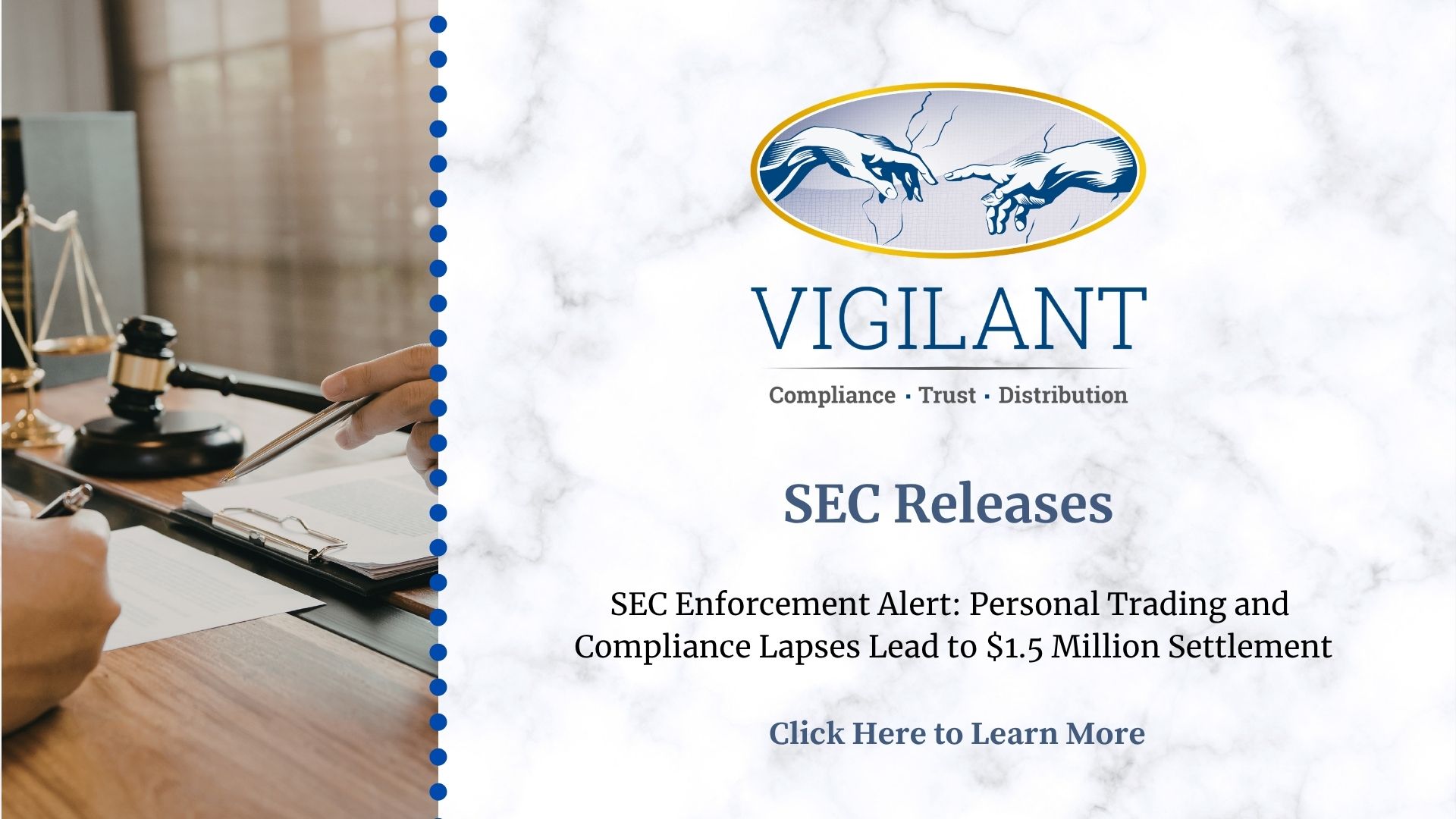 SEC Enforcement Alert: Personal Trading and Compliance Lapses Lead to $1.5 Million Settlement