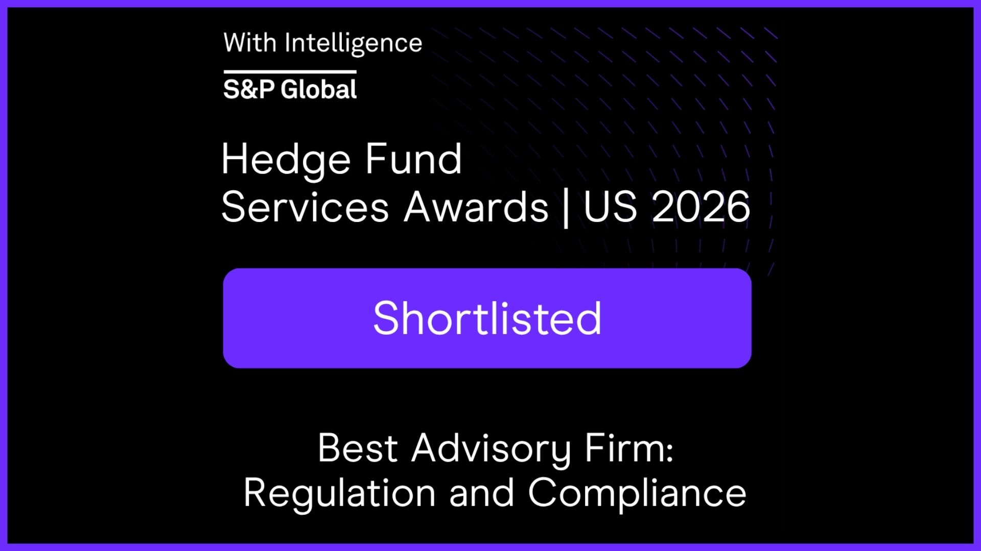 Vigilant Shortlisted for Hedge Fund Compliance Award