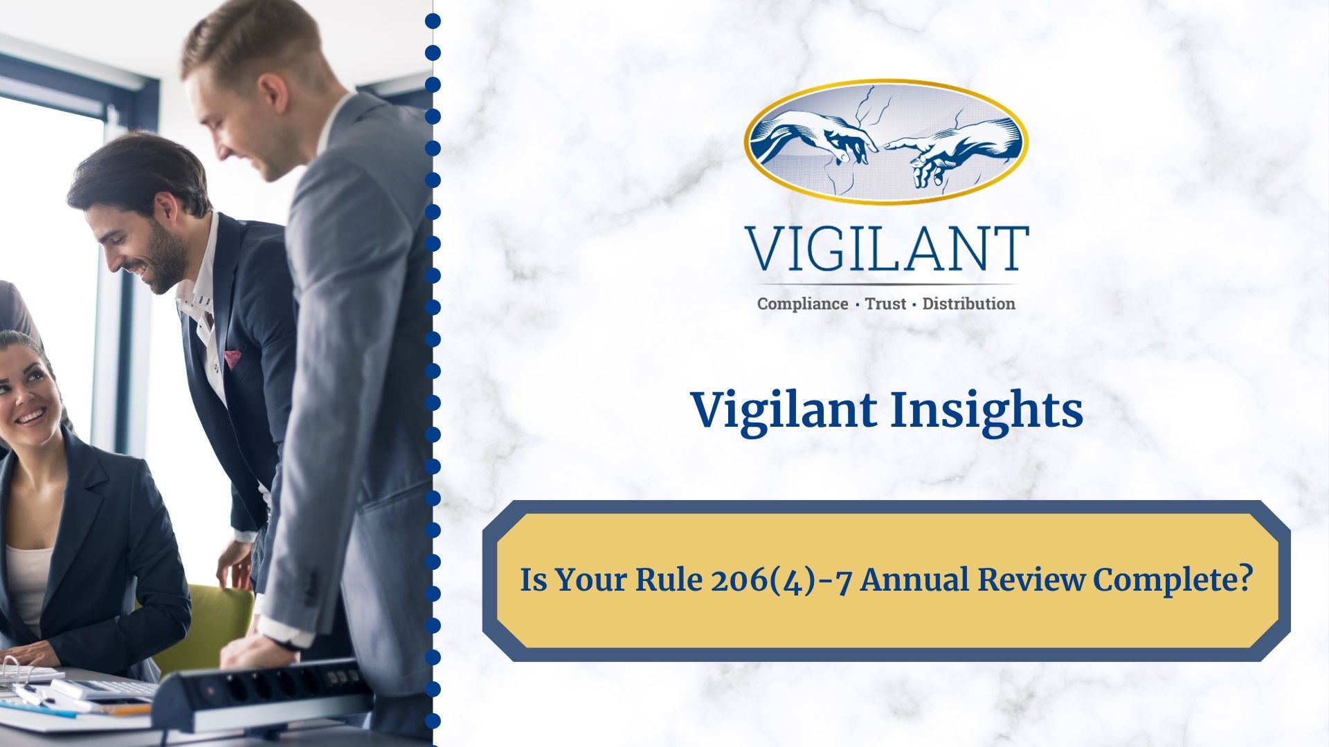 Is Your Rule 206(4)-7 Annual Review Complete?